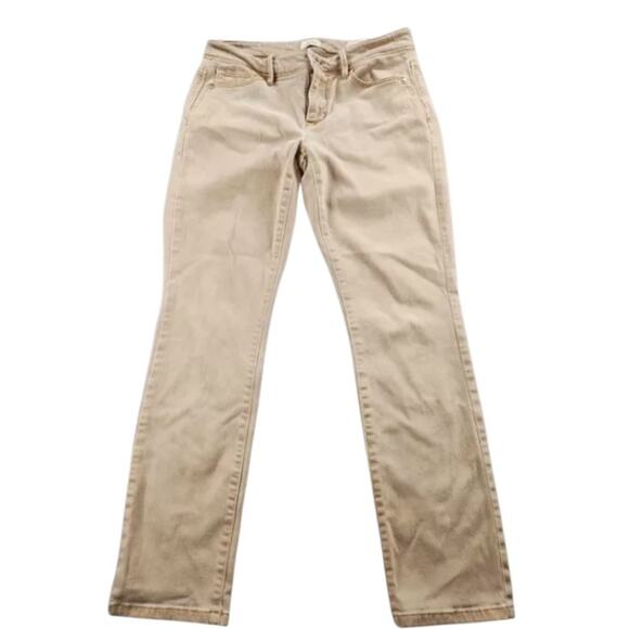 J Jill Authentic Fit Slim Ankle Jeans Brown 2P Low Rise 26” Inseam - Picture 1 of 5